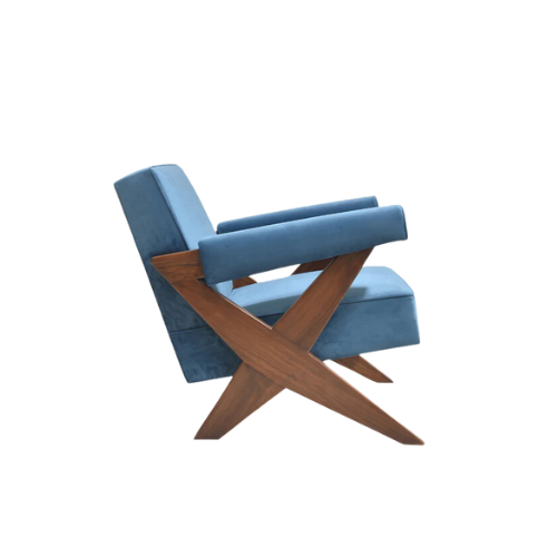 Pierre Jeanneret, X Leg Lounge Armchair 